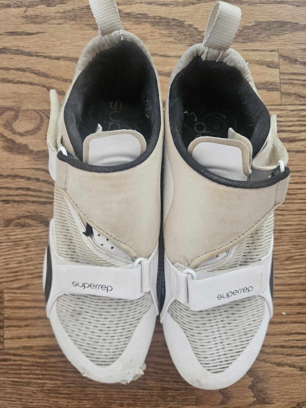 SuperRep White and Beige Fitness Sneakers